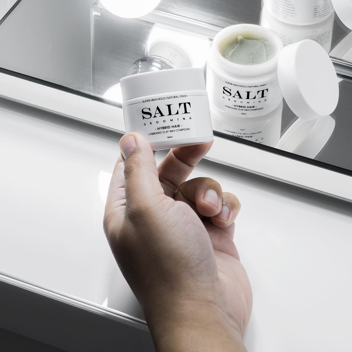 Is Pomade or Clay Better for Styling Men's Hair? | Salt Grooming, image size:1440x1438