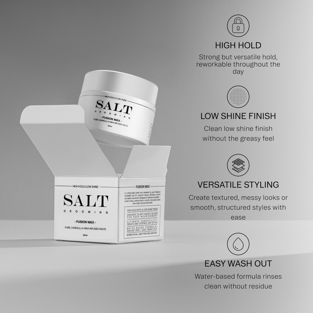 Fusion Wax | Organic High Hold Paste Wax For Men